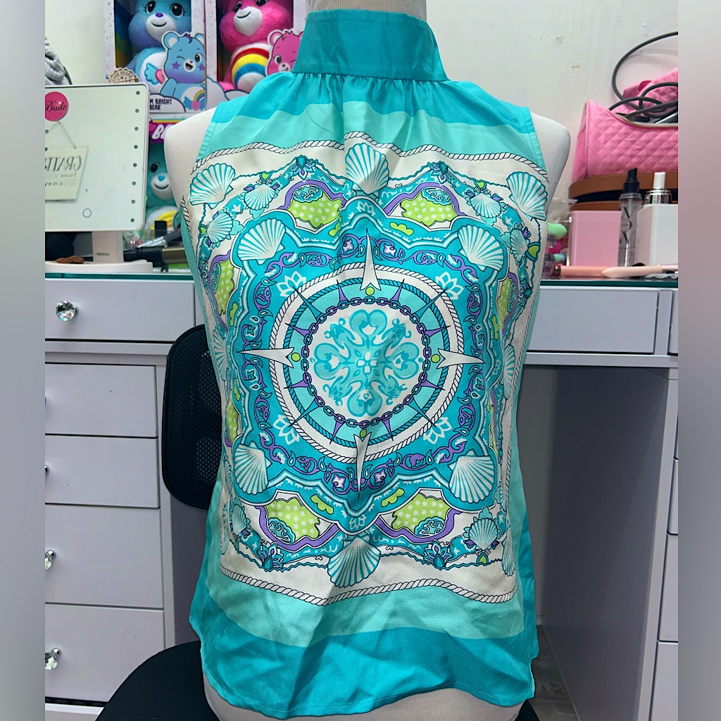 Vineyard Vines Silk Scarf Top